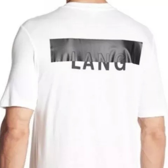 NWT Helmut Lang, Logo Oversized S/S Tee, Optic White, S - Picture 10 of 10